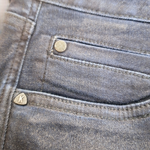 NWT Kut From The Cloth"The Toothpick Skinny"Plus-size Mia dark metallicfin. jean - Picture 11 of 13